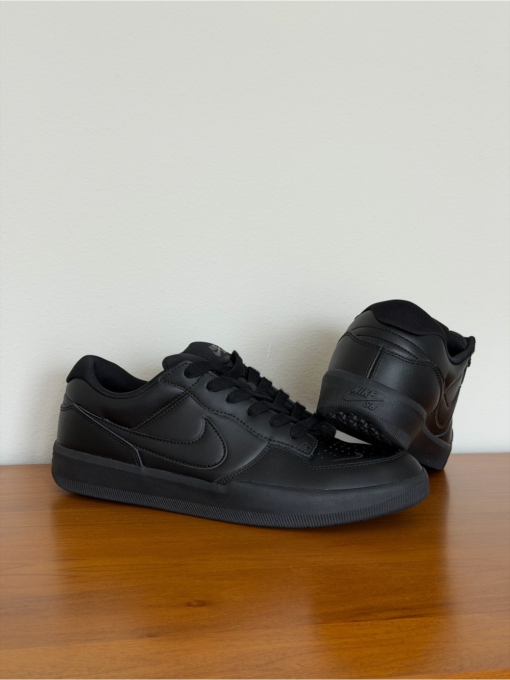 Nike Force 58 SB Men’s Black Shoes Sneakers Basketball Skate - 10